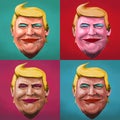 Pop Art Donald Trump illustration