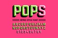 Pop art font Royalty Free Stock Photo