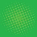 Pop Art Forest Green Dots Comic Background Vector Template Design