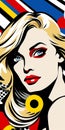 Pop Art Girl: Bold Graphic Design Inspired By Roy Lichtenstein