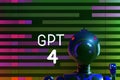 Pop art, GPT 4, AI, ai Robot, ai projects, ai illustration, poly mode, digital art. Royalty Free Stock Photo