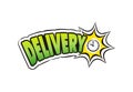 Pop art Logo For express delivery service