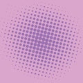 Pop Art Orchid Violet Purple Magenta Dots Comic Background Vector Template Design