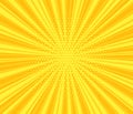Pop art pattern. Comic starburst background. Vector illustration