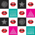 Pop art pattern