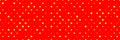 Pop art, red yellow comic effect background. Random dots, dotted, circles pattern, texture element. 1960s, 1970s Andy Warhole, Roy Royalty Free Stock Photo