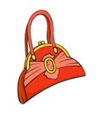 Pop art style handbag sticker