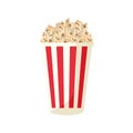 pop corn food delicious isolated icon