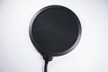 Closeup POP FILTER Isolated on white background Royalty Free Stock Photo