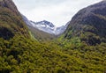 Pop`s view lookout. Landscapes of Fiordland National Park. South Island, New Zealand Royalty Free Stock Photo