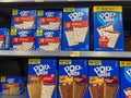 The pop tart display  at a Walmart Royalty Free Stock Photo