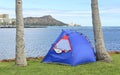 Pop Tent on Magic Island, Oahu, Hawaii