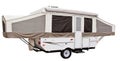 Pop-up Travel Camper Royalty Free Stock Photo