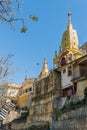 View from below of Popa Mountain, Myanmar