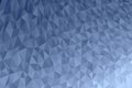 Polygonal dark blue mosaic background. Abstract low poly vector illustration. Triangular pattern  in halftone style. Royalty Free Stock Photo