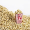 Popcorn Background Royalty Free Stock Photo