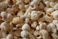 Popcorn background food corn eat texture fast Royalty Free Stock Photo