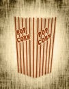 Popcorn box abstract
