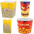 Popcorn boxes and bag