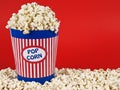Popcorn bucket Royalty Free Stock Photo