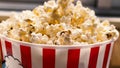 Popcorn bucket. Royalty Free Stock Photo