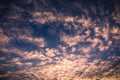 Popcorn Clouds Lighting Up Joshua Tree National Park