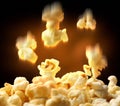 Popcorn falling down