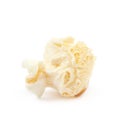 Popcorn flake isolated Royalty Free Stock Photo