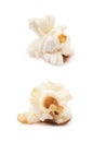 Popcorn flake isolated Royalty Free Stock Photo