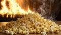 Popcorn and Flames Creative Concept