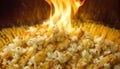 Popcorn and Flames Creative Concept