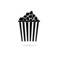 Popcorn icon, Cinema icon