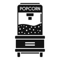 Popcorn machine icon simple vector. Corn food Royalty Free Stock Photo