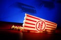 Popcorn at the Movies Royalty Free Stock Photo