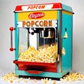 Popcorn retro vendor machine family fun treat