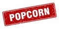popcorn sign. popcorn grunge stamp. Royalty Free Stock Photo
