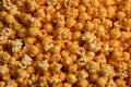 Popcorn texture background.Generative AI