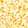 Popcorn vector seamless pattern