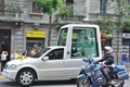 Pope Benedict XVI in Milan on June, 1st 2012 Royalty Free Stock Photo