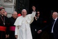 Pope Bergoglio Francesco in Florence Royalty Free Stock Photo