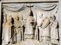 Pope Bishops Statue Immaculate Conception Column Rome Italy Royalty Free Stock Photo