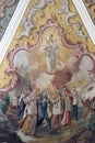 Pope on the Esquiline Hill, fresco in the church of Our Lady of Snow in Kutina, Croatia