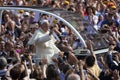 Pope Francesco I visit Torino Royalty Free Stock Photo