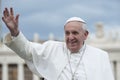 Pope Francis bless faithful