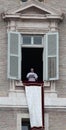 Pope Francis I during the first Angelus