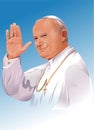 Pope John Paul II Royalty Free Stock Photo