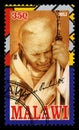 Pope John Paul II Postage Stamp Royalty Free Stock Photo