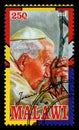 Pope John Paul II Postage Stamp Royalty Free Stock Photo