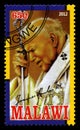 Pope John Paul II Postage Stamp Royalty Free Stock Photo