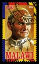 Pope John Paul II Postage Stamp Royalty Free Stock Photo